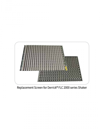 Replacement shaker screen of Derrick FLC 2000,pyramid type,1050*697mm (API 20 - API 170)