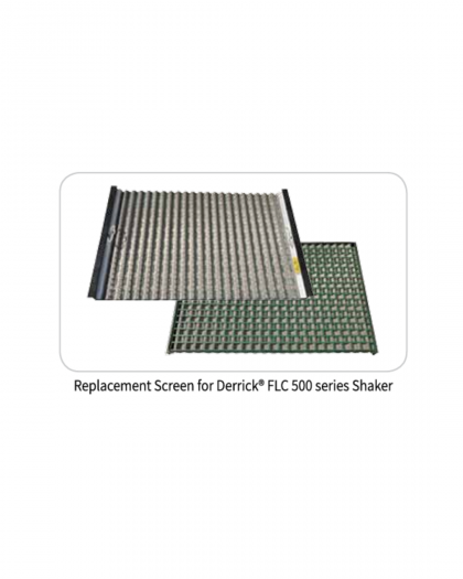 Replacement shaker screen of Derrick FLC 500,pyramid type,1050*697mm (API 20 - API 170)